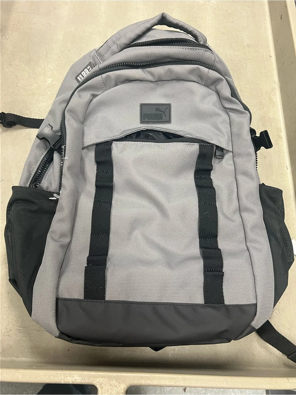 Puma Gray and Black Men's Everyday Backpack